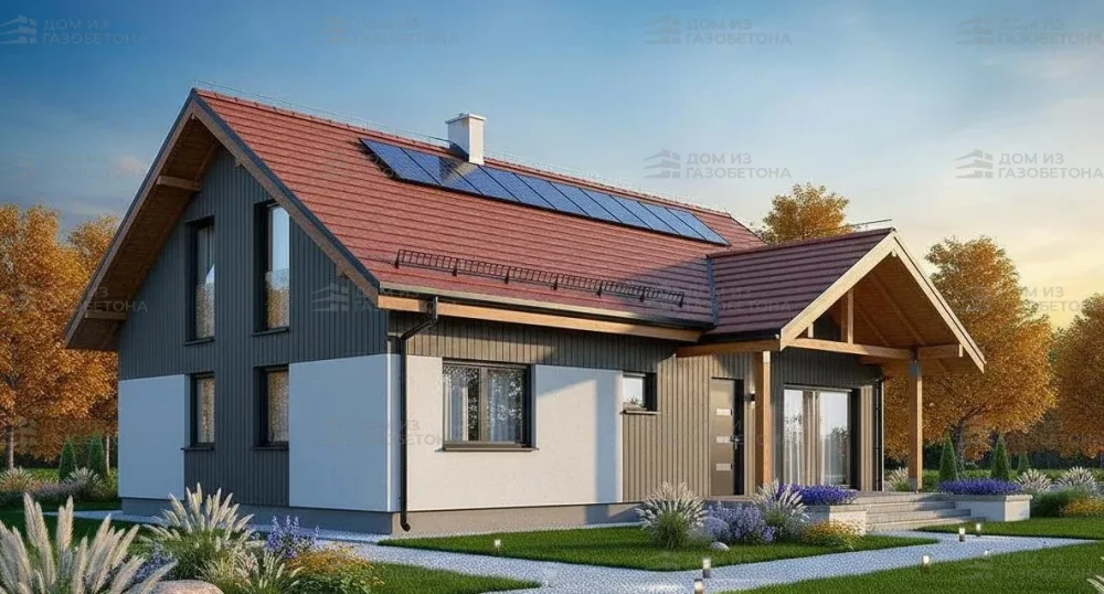 Проект Двухэтажный дом 16 на 10, 176 м2