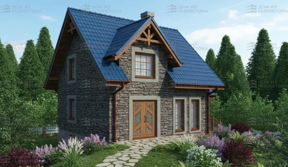 Проект Двухэтажный дом 7 на 6, 135 м2