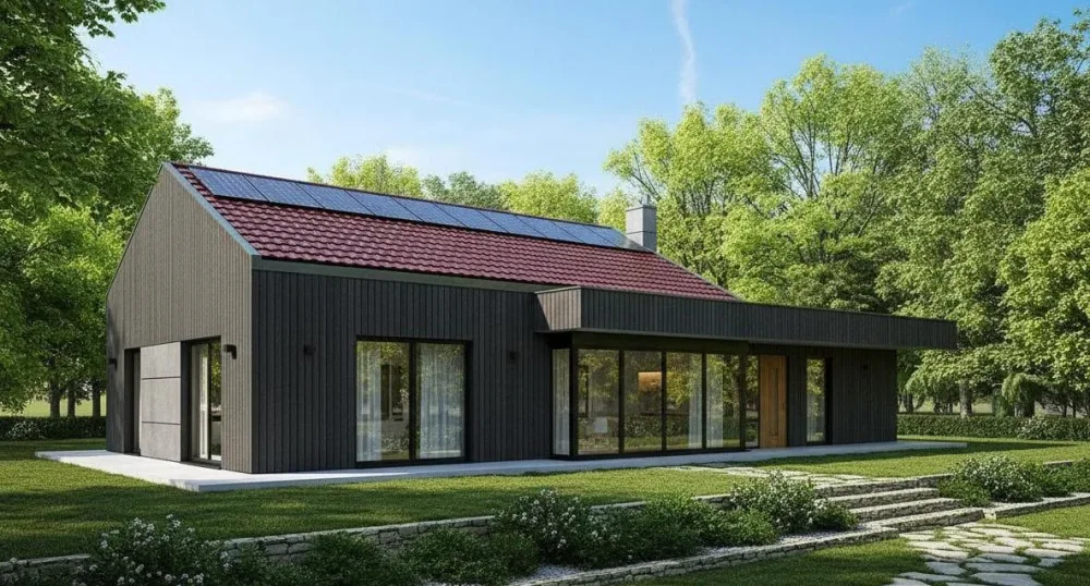 Проект Одноэтажный дом 21 на 13, 181 м2