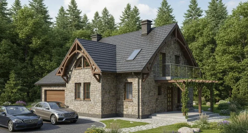 Проект Двухэтажный дом 16 на 17, 150 м2