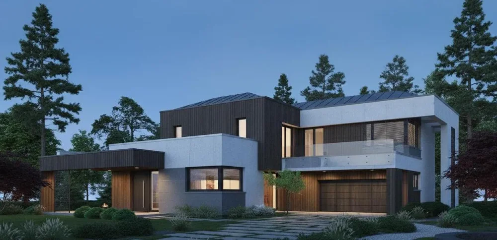 Проект Двухэтажный дом 22 на 15, 324 м2