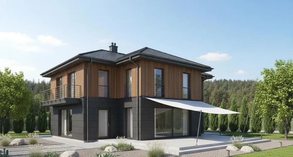 Проект Двухэтажный дом 16 на 18, 304 м2