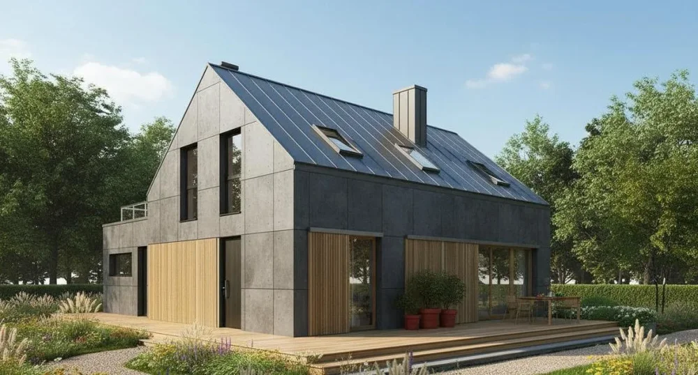 Проект Двухэтажный дом 14 на 10, 140 м2